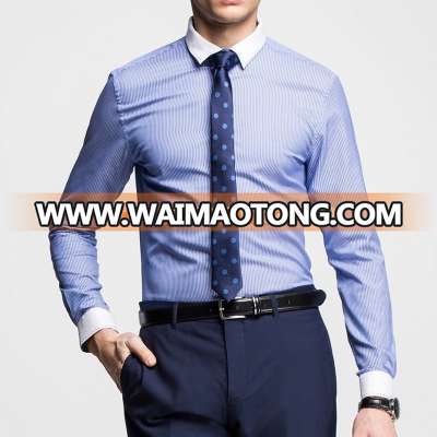 Wholesale trend Mens tailored dress shirt with OEM service