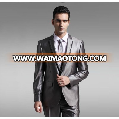 New Design Groom Wedding Suit Modern Fit Wedding Tuxedos