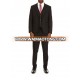 2 Piece Black Essential Slim Fit Suit with Stretch